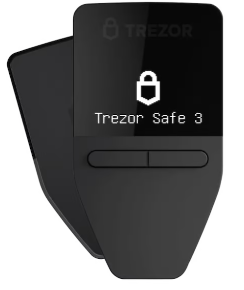 Die Trezor Safe 3 beeindruckt mit einem schlichten und modernen Aussehen.